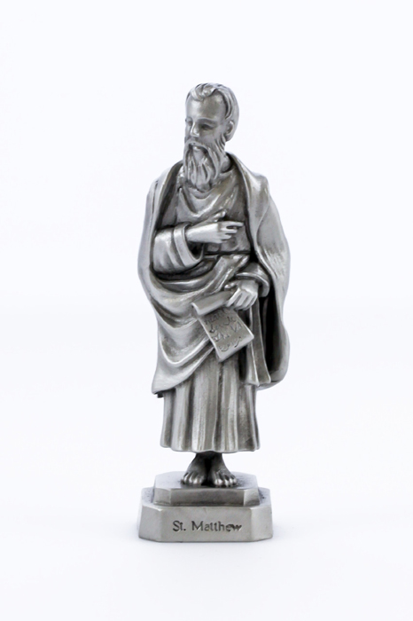St. Matthew Pewterette Statue