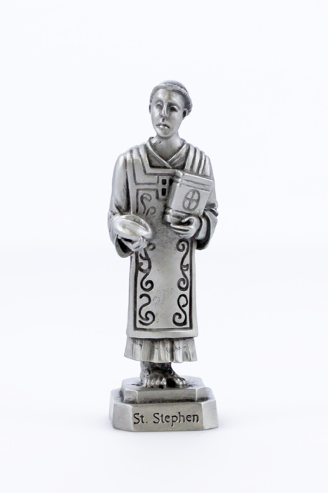 St. Stephen Pewterette Statue