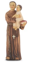 Hand Painted St. Anthony Statue