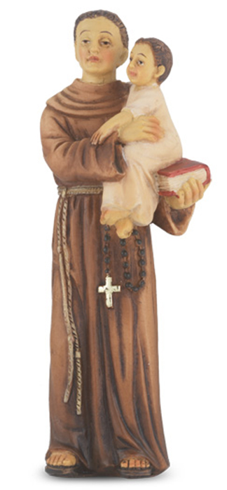Hand Painted St. Anthony Statue