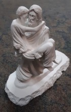 "Footprints" Resin-Stone Statue