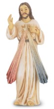 Hand Painted Divine Mercy Statue