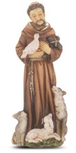 Hand Painted St. Francis of Assisi Statue