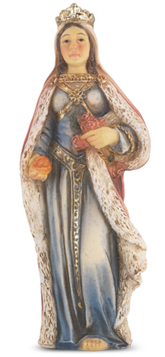 Hand Painted St. Elizabeth of Hungary Statue