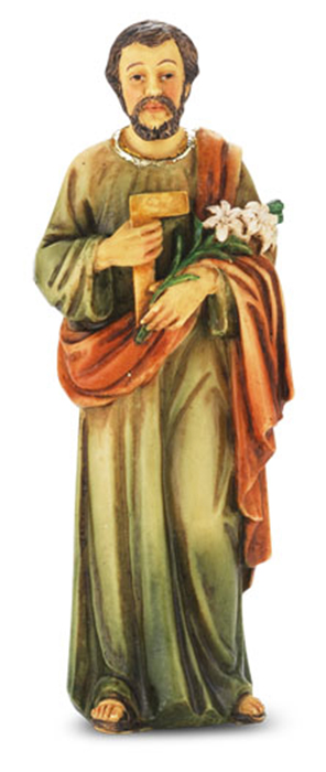 Hand Painted St. Joseph the Worker Statue