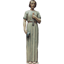 St. Joseph the Worker 3/4 Round Statue