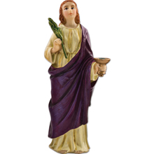 St. Lucy Resin Statuette