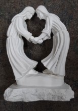 "Visitation" Resin-Stone Statue