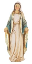 Hand Painted Our Lady of Grace Statue