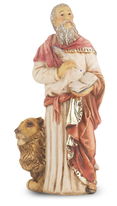 Hand Painted St. Mark Statue