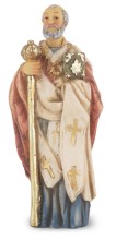 Hand Painted St. Nicholas Statue