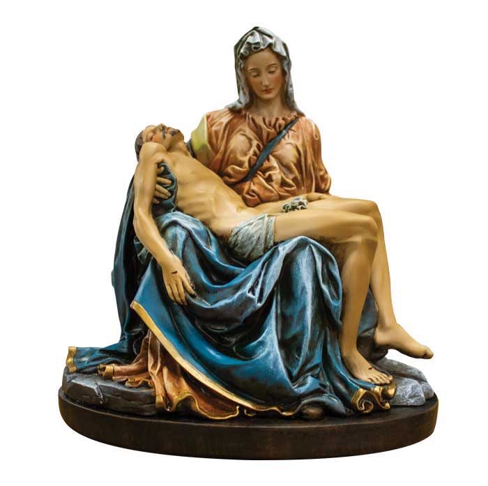 Full Color Pieta Figure