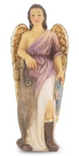 Hand Painted St. Raphael Statue