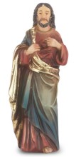 Hand Painted Sacred Heart of Jesus Statue