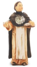 Hand Painted St. Thomas Aquinas Statue