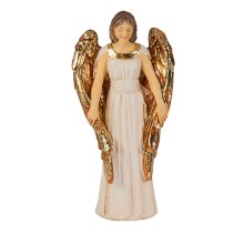Hand Painted Guardian Angel Statue