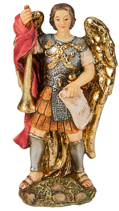 St. Gabriel Hand-painted Resin Statue