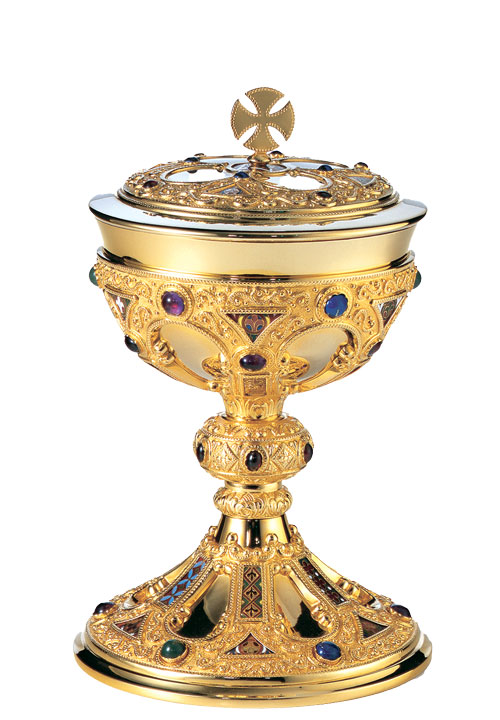 St. Remy Ciborium Sterling Silver /Gold Plated