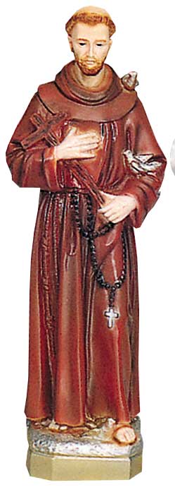 St. Francis of Assisi Vinyl Molded Statue