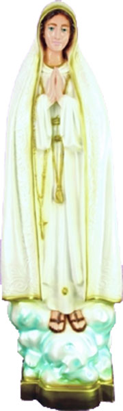 Full Color Vinyl Our Lady of Fatima Statue