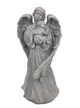 19" Guardian Angel and Child Statue