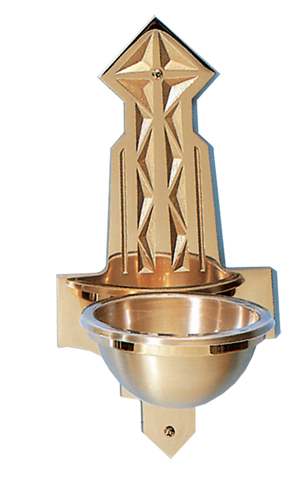 Bronze Wall Holy Water Font