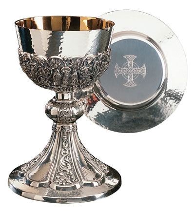 Byzantine Chalice, & 6 1/4, Scale Paten