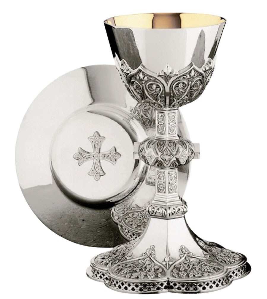 Gothic Chalice & 6 1/4, Scale Paten