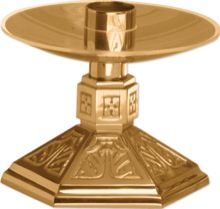 Bronze Altar Candlestick