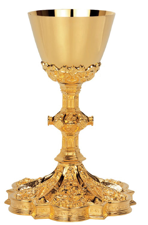 Classic Gothic Chalice & 6 1/4 Scale Paten