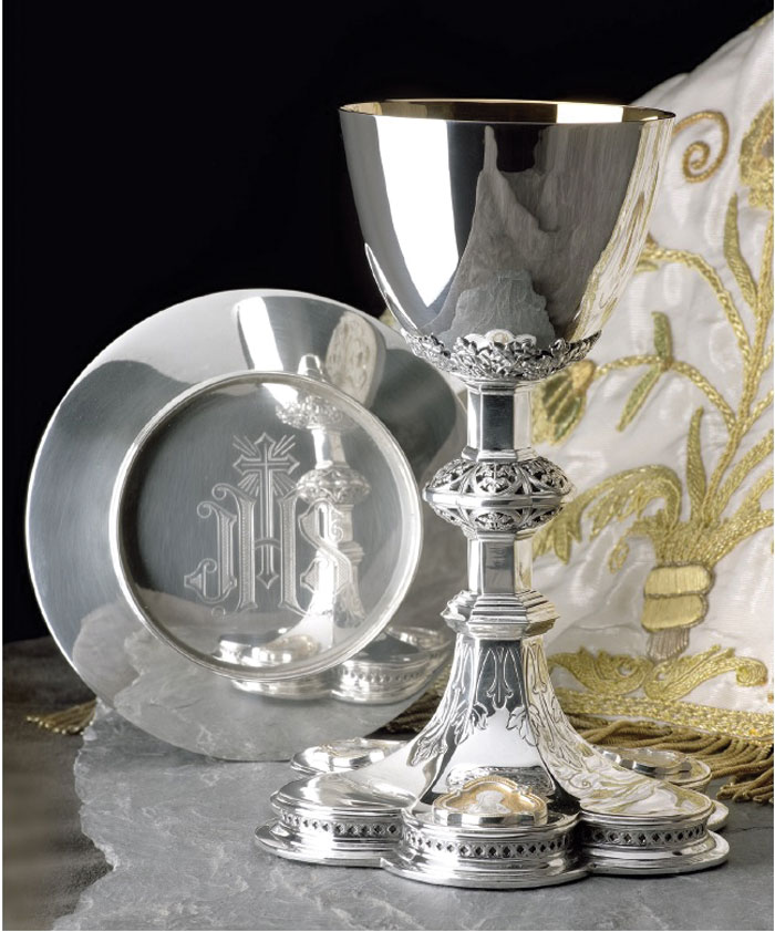 Chalice with Scale Paten Sterling Silver | 24K Gold Lined