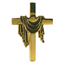 Resurrected Cross Lapel Pin