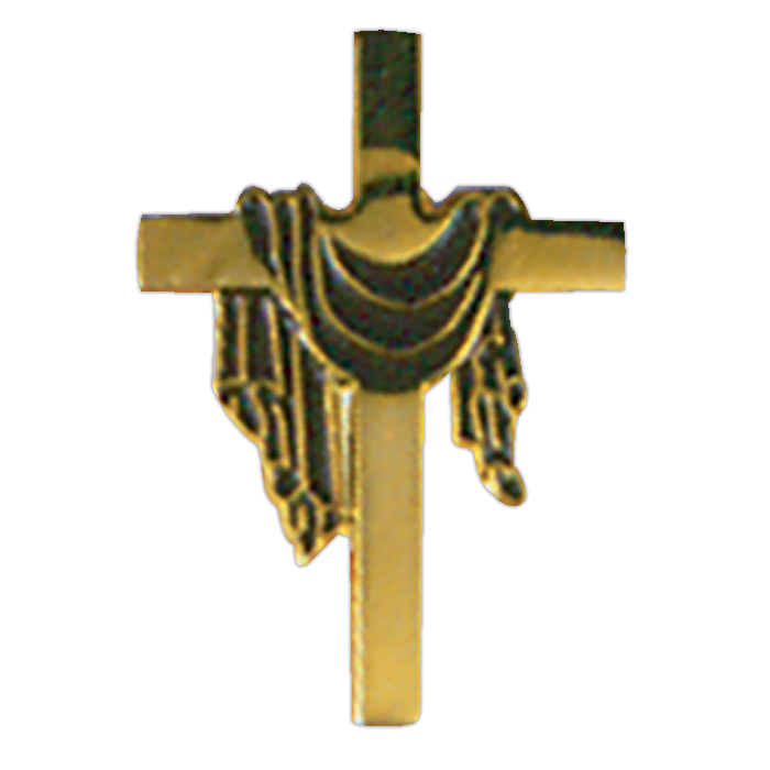 Resurrected Cross Lapel Pin