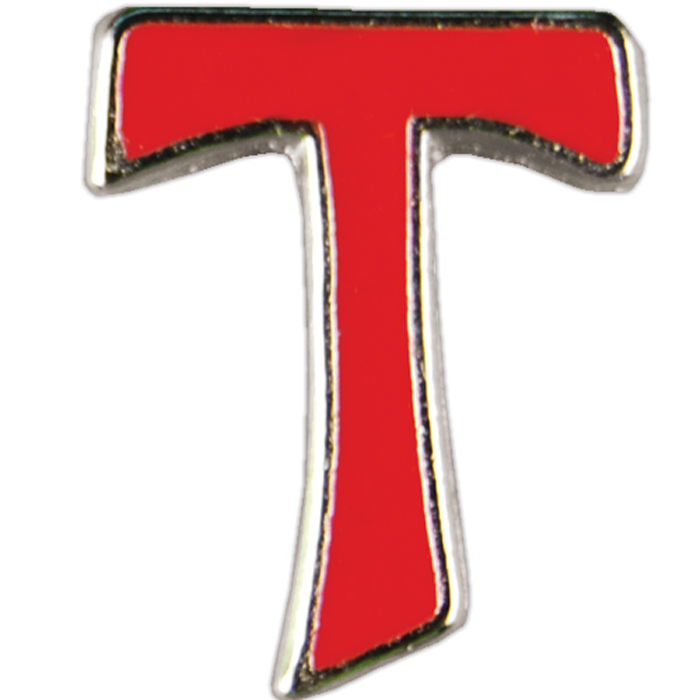 Tau Cross Lapel Pin