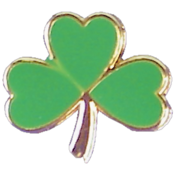 Shamrock Lapel Pin. 251260. Tonini Church Supply