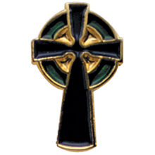 Celtic Cross Lapel Pin