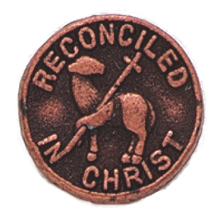 Reconciled in Christ Lapel Pin