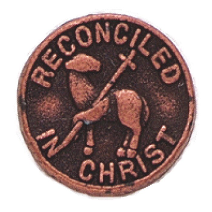 Reconciled in Christ Lapel Pin