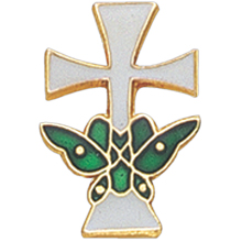 Cross Lapel Pin