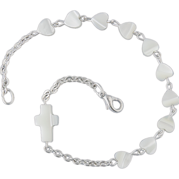 Mother of Pearl Rosary Bracelet