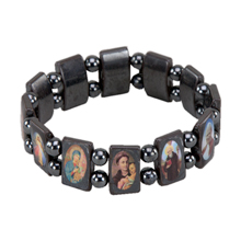 Hematite Saint Bracelet