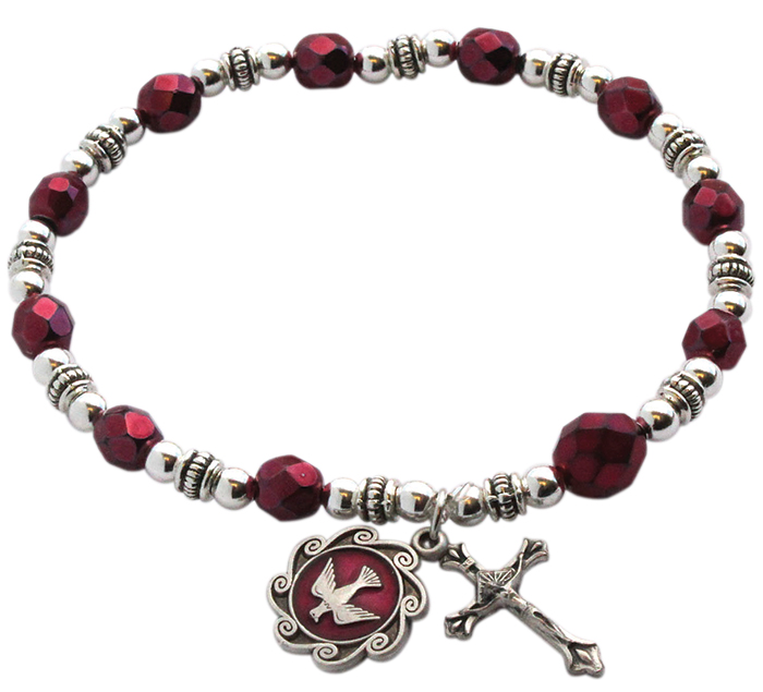 Holy Spirit Confirmation Stretch Bracelet