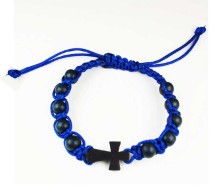 Cord Bracelet with Cross
