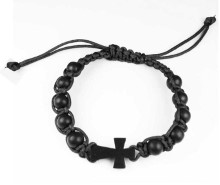 Cord Bracelet with Cross