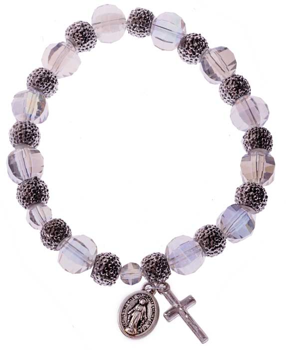 Crystal Beaded Stretch Bracelet