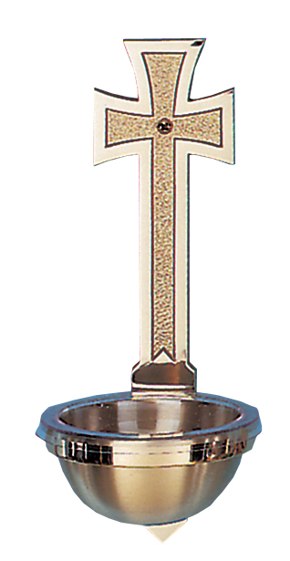 Bronze Wall Holy Water Font