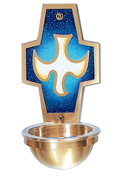 Bronze Wall Holy Water Font