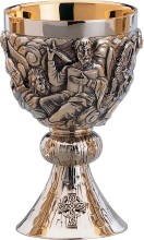 Silver Plated Four Evangelist Chalice
