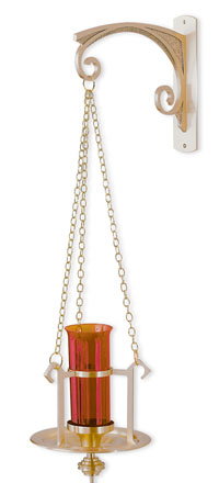 Hanging Sanctuary Lamp w/Bracket