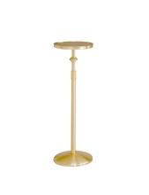 Satin Bronze Standing Adjustable Pedestal